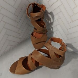 Everybody by BZ Moda New Zip Back Leather Sandals